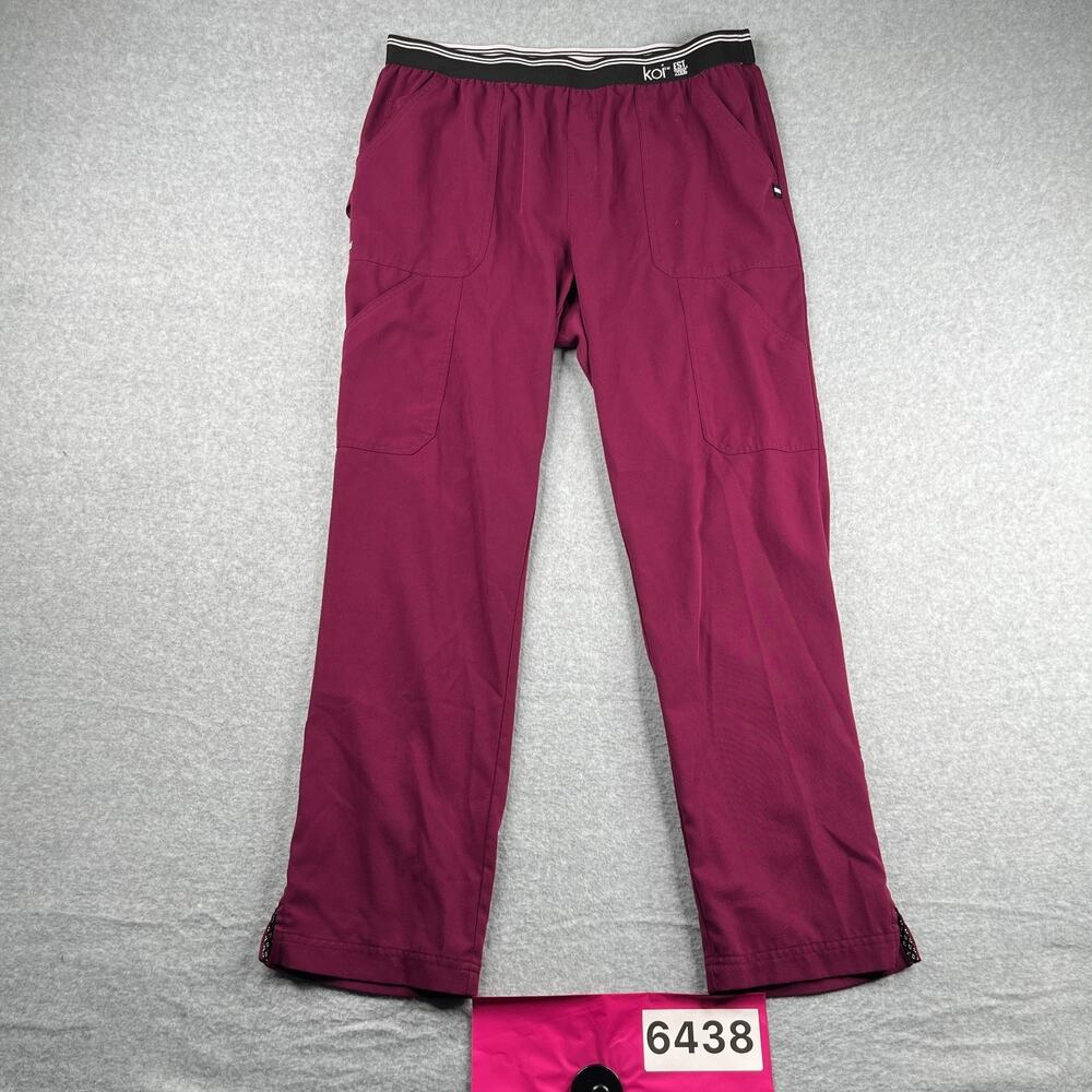 Koi Next Gen Scrub Pants Large Regular Pockets Loop Stretch